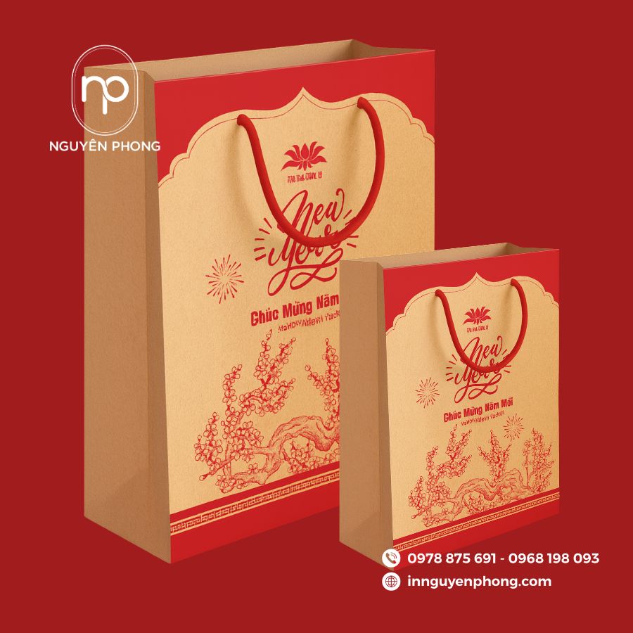 In túi giấy đựng quà tết tại TPHCM giá rẻ